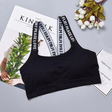 Load image into Gallery viewer, Sports Bra Black Design