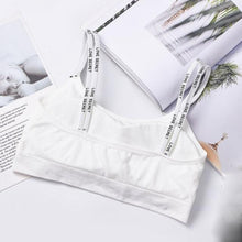 Load image into Gallery viewer, Sports Bra White Back