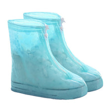 Load image into Gallery viewer, High Quality Men Women's Rain Waterproof Boots Cover Heels Boots Reusable Shoes Covers Thicker Non-slip Platform Rain Boots