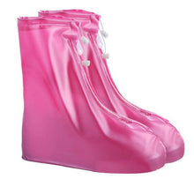 Load image into Gallery viewer, High Quality Men Women's Rain Waterproof Boots Cover Heels Boots Reusable Shoes Covers Thicker Non-slip Platform Rain Boots