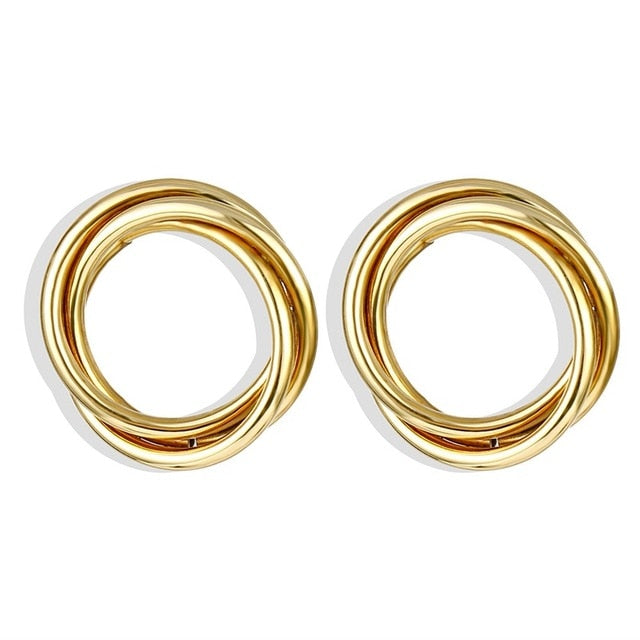 IPARAM 2020 New Designs Hoop Earrings for Women Charm Party Jewelry