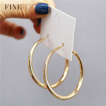 Load image into Gallery viewer, TRENDY Hoop Earrings Gold Pearl Metal Fashion for Women Party Jewelry