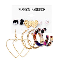 Load image into Gallery viewer, TRENDY Hoop Earrings Gold Pearl Metal Fashion for Women Party Jewelry