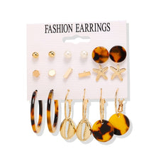 Load image into Gallery viewer, TRENDY Hoop Earrings Gold Pearl Metal Fashion for Women Party Jewelry