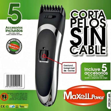 Wireless Hair Clipper Adjustable Cut 15W Anti-Skid Rugged Quality MP-HCI404
