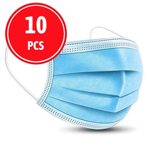 10/50/100pcs - 3 Layers Disposable Mask Anti Air Pollution Dust Protective Mouth Mask