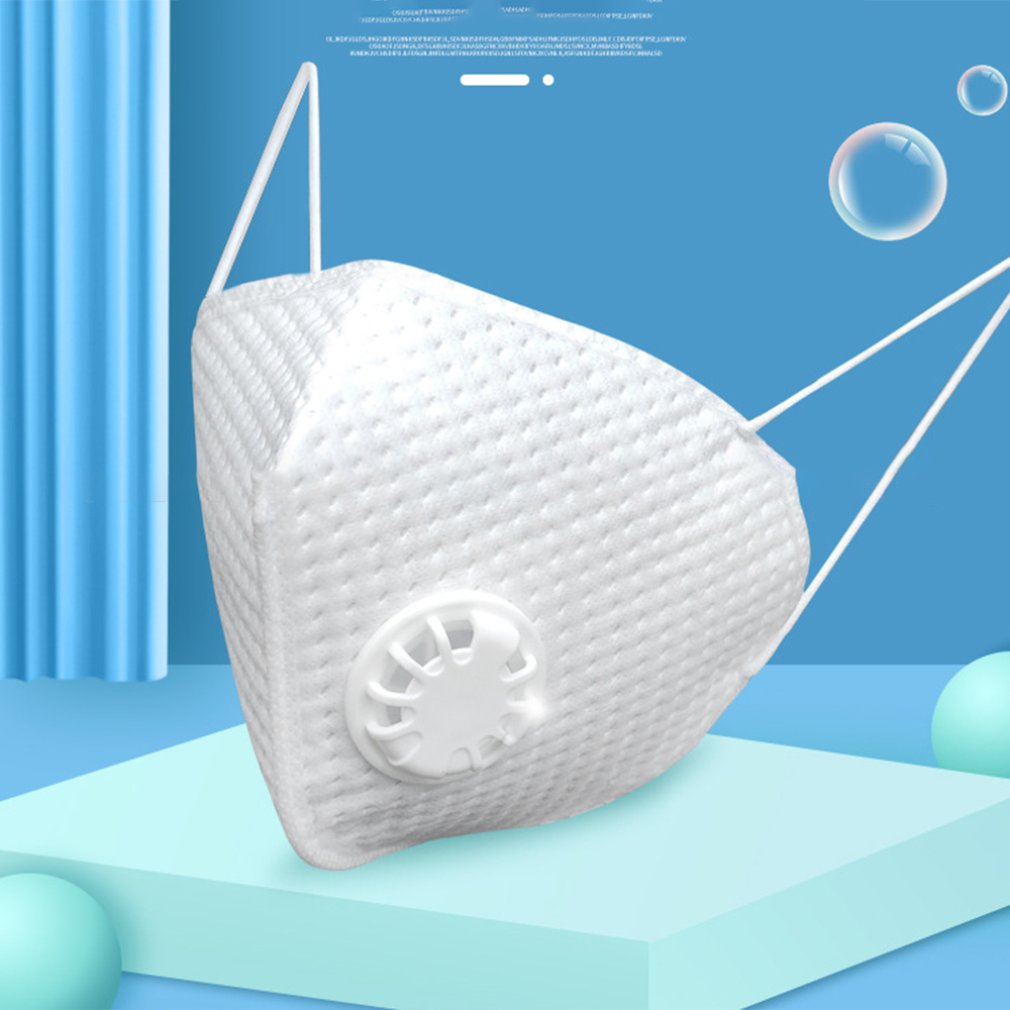 KN95 1Pcs Protective Masks Anti-Fog Dust-Proof Cotton Anti Smoke Face With Breathing Valve