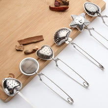 Load image into Gallery viewer, Sphere Mesh Tea Strainer Stainless Steel Handle Kitchen Gadget Coffee Herb Spice Filter Diffuser