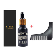 Load image into Gallery viewer, Men Beard Growth Oil Kit Nourishing Enhancer Wax Balm Moustache Oil Leave-In Conditioner