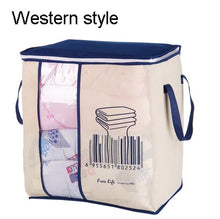 Load image into Gallery viewer, New Clothes Storage Bag Organizer 45.5*51*29cm Folding Closet Organizer For Pillow Quilt Blanket Bedding