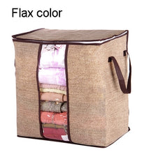 Load image into Gallery viewer, New Clothes Storage Bag Organizer 45.5*51*29cm Folding Closet Organizer For Pillow Quilt Blanket Bedding