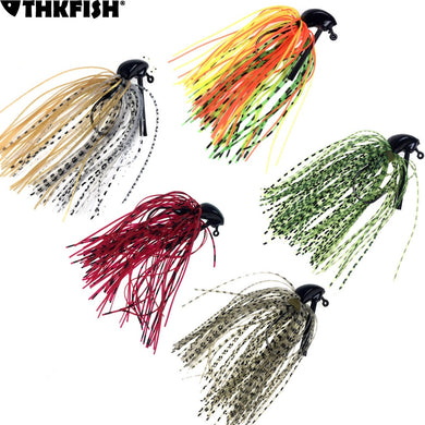 5Pcs Jig Fishing Lures Pesca Artificial Bait Skirt Rubber Fishing Jigs Head Buzz Swim Bass Jig 7g /10g/14g 1/4oz 3/8oz 1/2oz