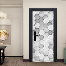 Load image into Gallery viewer, 3D Door Sticker Decoration Wallpaper Modern Design Self-Adhesive Waterproof Decal