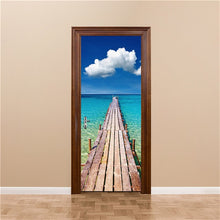 Load image into Gallery viewer, 3D Door Sticker Decoration Wallpaper Modern Design Self-Adhesive Waterproof Decal