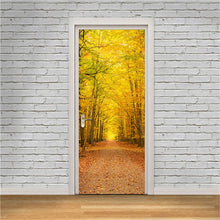 Load image into Gallery viewer, 3D Door Sticker Decoration Wallpaper Modern Design Self-Adhesive Waterproof Decal