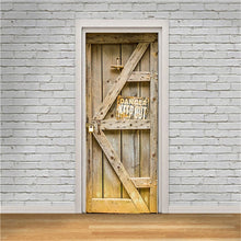Load image into Gallery viewer, 3D Door Sticker Decoration Wallpaper Modern Design Self-Adhesive Waterproof Decal