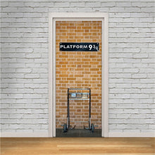 Load image into Gallery viewer, 3D Door Sticker Decoration Wallpaper Modern Design Self-Adhesive Waterproof Decal