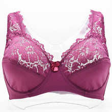 Load image into Gallery viewer, Women Lace Brassiere Underwired 3/4 Cup Female Sexy Lingerie Plus Size Bras