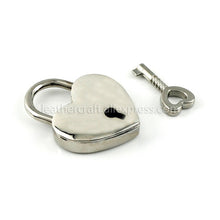 Load image into Gallery viewer, 1 Pcs Heart Shape Vintage Metal Mini Padlock Bag Suitcase Luggage Box Key Lock With Key