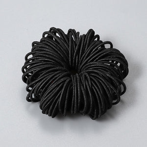 New 100pcs/lot Hair Accessories Girl Candy Color Elastic Rubber Band Hair band Child Baby Headband Scrunchie Hair Accessories