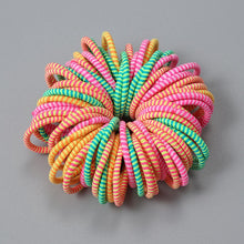 Load image into Gallery viewer, New 100pcs/lot Hair Accessories Girl Candy Color Elastic Rubber Band Hair band Child Baby Headband Scrunchie Hair Accessories