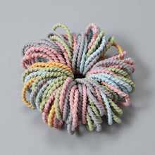 Load image into Gallery viewer, New 100pcs/lot Hair Accessories Girl Candy Color Elastic Rubber Band Hair band Child Baby Headband Scrunchie Hair Accessories