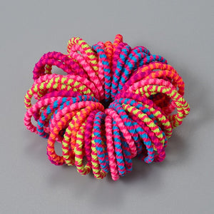 New 100pcs/lot Hair Accessories Girl Candy Color Elastic Rubber Band Hair band Child Baby Headband Scrunchie Hair Accessories