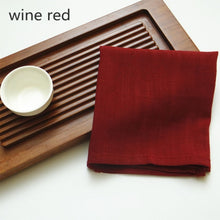 Load image into Gallery viewer, Table Napkins Western Dinner Serviette Tea Towels Home Cleaning Cloth Kitchen Dishcloth 30*40CM Cotton Linen