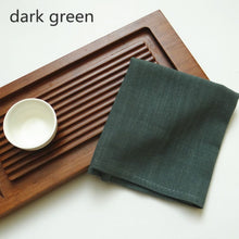 Load image into Gallery viewer, Table Napkins Western Dinner Serviette Tea Towels Home Cleaning Cloth Kitchen Dishcloth 30*40CM Cotton Linen