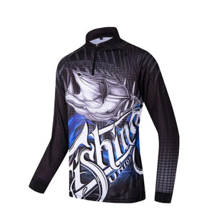 SPATA 2020 New Fishing Long Sleeve Shirts Men Jersey For Fishing Anti UV Sun Protection