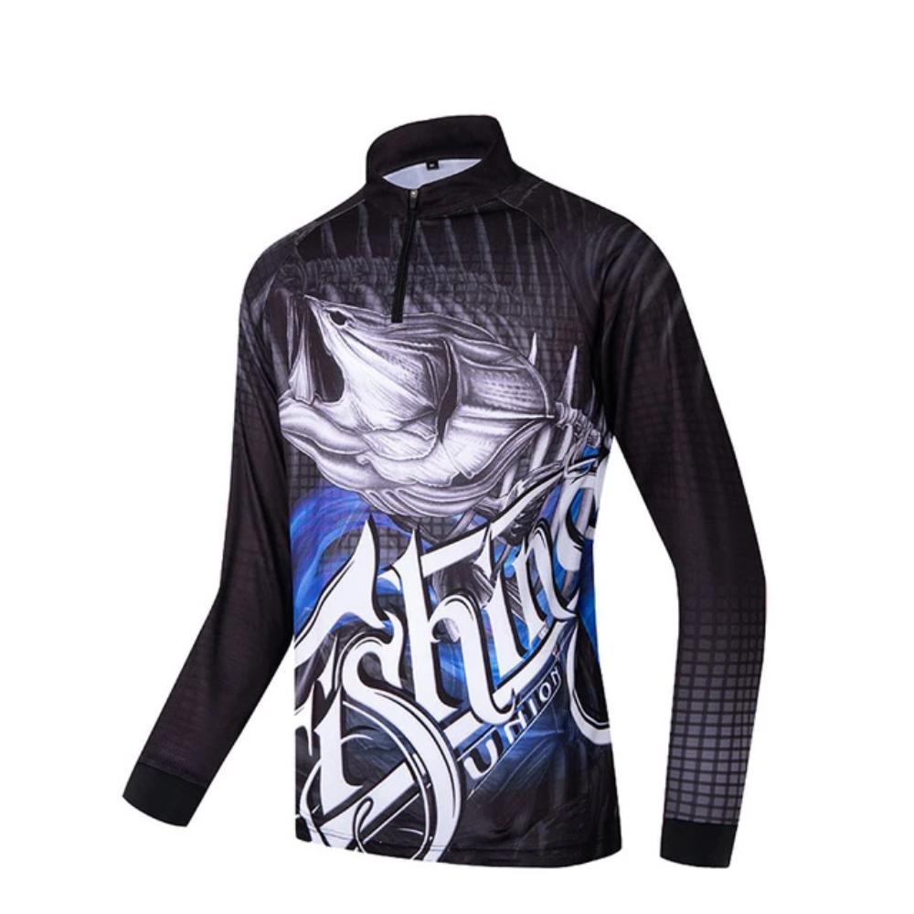 SPATA 2020 New Fishing Long Sleeve Shirts Men Jersey For Fishing Anti UV Sun Protection