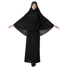 Load image into Gallery viewer, (FR-SYX) 2 Piece Muslim Women Islam Prayer Dress Long Scarf Hijab