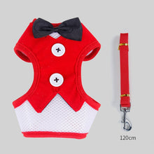 Load image into Gallery viewer, Pet Harnesses Leash Chest Belt Collar Traction Rope For Dogs Breathable Dog Dress Bow Vest Clothes *120cm