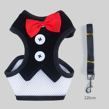 Load image into Gallery viewer, Pet Harnesses Leash Chest Belt Collar Traction Rope For Dogs Breathable Dog Dress Bow Vest Clothes *120cm