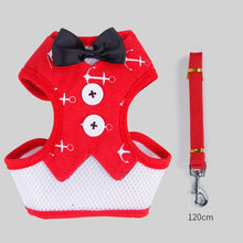 Load image into Gallery viewer, Pet Harnesses Leash Chest Belt Collar Traction Rope For Dogs Breathable Dog Dress Bow Vest Clothes *120cm