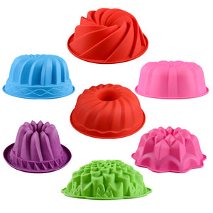 Cake Molds for Baking Bread Pies Loaf Nonstick Silicone Mould Bakeware Trays Pans