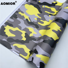 Load image into Gallery viewer, Arctic Snow Camo Vinyl Film Car Wrap Camouflage Vinyl Wrapping Car Sticker Bike Console Computer Laptop Skin Scooter Motorcycle