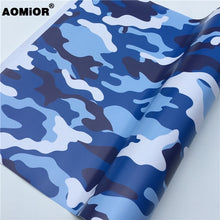 Load image into Gallery viewer, Arctic Snow Camo Vinyl Film Car Wrap Camouflage Vinyl Wrapping Car Sticker Bike Console Computer Laptop Skin Scooter Motorcycle