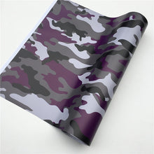 Load image into Gallery viewer, Arctic Snow Camo Vinyl Film Car Wrap Camouflage Vinyl Wrapping Car Sticker Bike Console Computer Laptop Skin Scooter Motorcycle