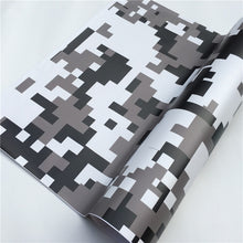 Load image into Gallery viewer, Arctic Snow Camo Vinyl Film Car Wrap Camouflage Vinyl Wrapping Car Sticker Bike Console Computer Laptop Skin Scooter Motorcycle