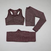Load image into Gallery viewer, Wine Red set-3pcs