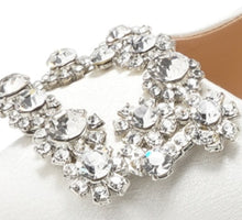 Load image into Gallery viewer, Bridal Wedding Sandals Women High Heels Shoes Bridesmaid Crystal Diamond Ankle Strap