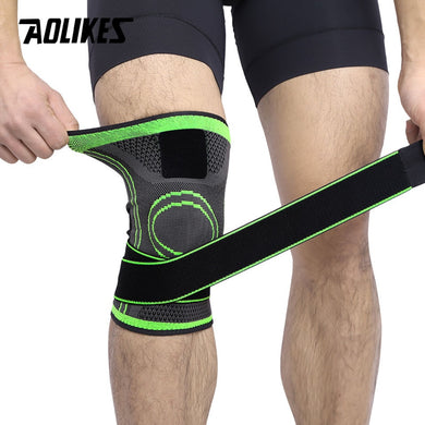 AOLIKES 1 pc 2020 Knee Support Sports Knee Strap Protection Breathable Bandage (S-XXXL)