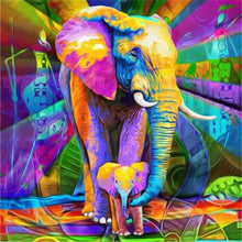 Load image into Gallery viewer, AZQSD 5D DIY Diamond Painting Elephant Cross Stitch Full Square Handmade Gift