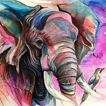 Load image into Gallery viewer, AZQSD 5D DIY Diamond Painting Elephant Cross Stitch Full Square Handmade Gift