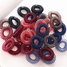 Load image into Gallery viewer, 10PC/lot 3cm Small Hair Ropes Girls Transparent Color Elastic Hair Bands Kid Ponytail Holder Tie Gum Hair Accessories