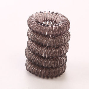 10PC/lot 3cm Small Hair Ropes Girls Transparent Color Elastic Hair Bands Kid Ponytail Holder Tie Gum Hair Accessories