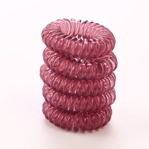 10PC/lot 3cm Small Hair Ropes Girls Transparent Color Elastic Hair Bands Kid Ponytail Holder Tie Gum Hair Accessories