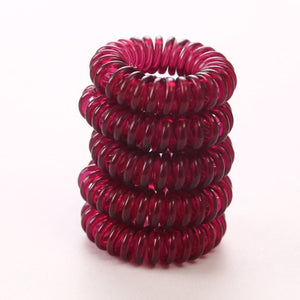10PC/lot 3cm Small Hair Ropes Girls Transparent Color Elastic Hair Bands Kid Ponytail Holder Tie Gum Hair Accessories