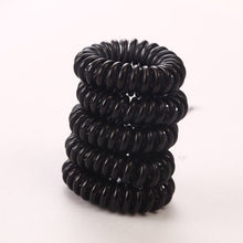 Load image into Gallery viewer, 10PC/lot 3cm Small Hair Ropes Girls Transparent Color Elastic Hair Bands Kid Ponytail Holder Tie Gum Hair Accessories